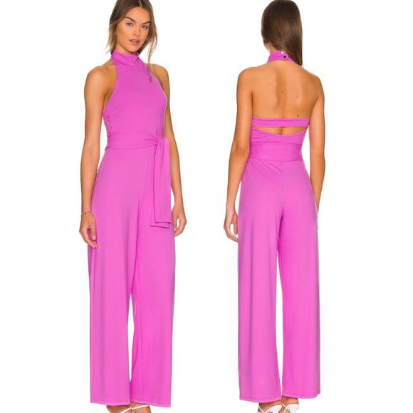 Susana Monaco x REVOLVE Mock Neck Jumpsuit in Bubble  Size Large - Picture 2 of 3